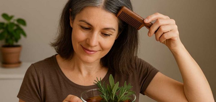 Graue Haare natürlich abdunkeln – Tipps & Hausmittel